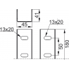 LC41H41MC - łącznik ceownika - 851541 BAKS