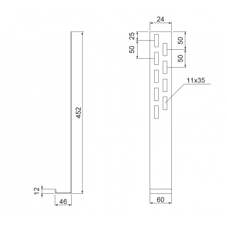 APPMC adapter - wymiary
