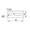 Adapter montażowy BAKS AD13E 898312