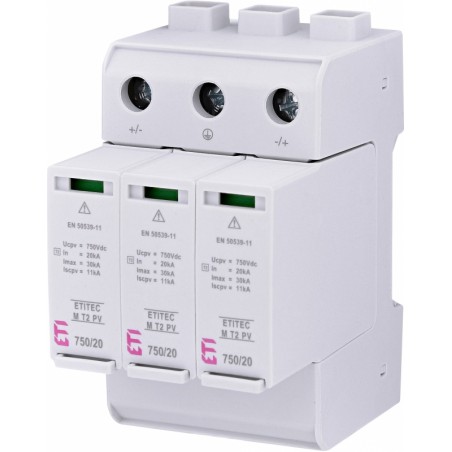 Ogranicznik przepięć ETITEC M T2 PV 1500/20 Y DC