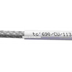 Kabel koncentryczny YWDXpek TC'690CU RG6cu 1,13/TRI-SHIELD