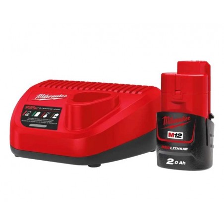 Akumulator M12 Li-ion 12V 2.0 Ah + ładowarka Milwaukee