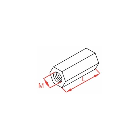 Nakrętka łącznikowa NLM8 650203, marka Baks