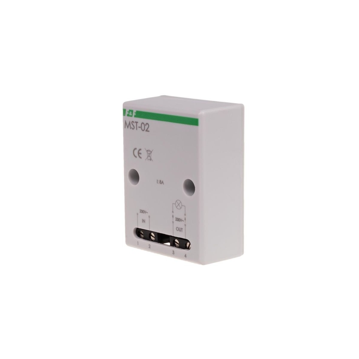 Soft start do lamp halogenowych 230V 8A zaciski śrubowe MST-02