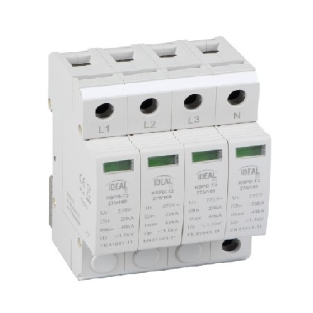 Ogranicznik przepiec TYP 2 (klasa C) 3P+N KSPD 275/160