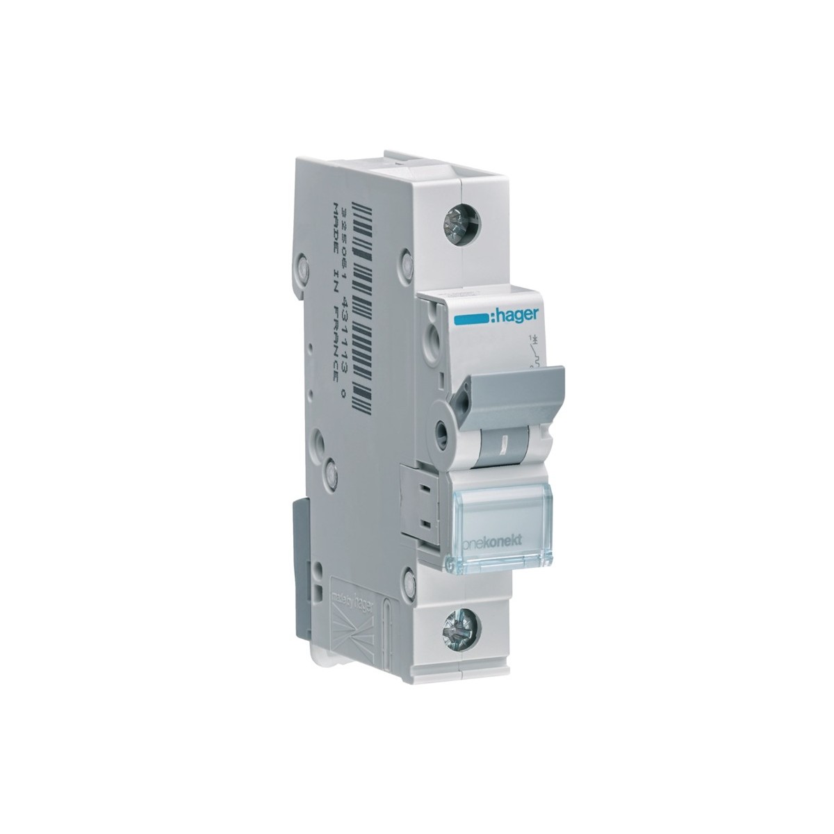MCB Wyłącznik nadprądowy Icn 6000A 1P B 25A MBN125E