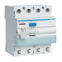 Wyłącznik różnicowoprądowy Typ A 3P+N 40A 30mA QuickConnect CDS440D