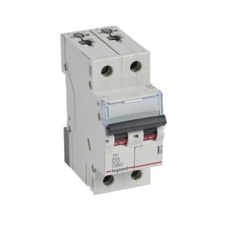 Wyłącznik nadprądowy Icn 6kA S 302 2P D 3A TX3 403732