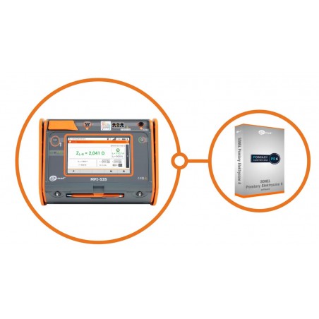 Wielofunkcyjny miernik parametrów instalacji elektrycznej MPI-535 + program PE6 Sonel WMPLMPI535SPE6